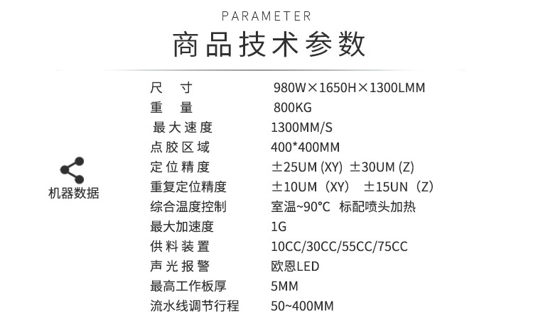 全自動高速（sù）噴射式點膠機